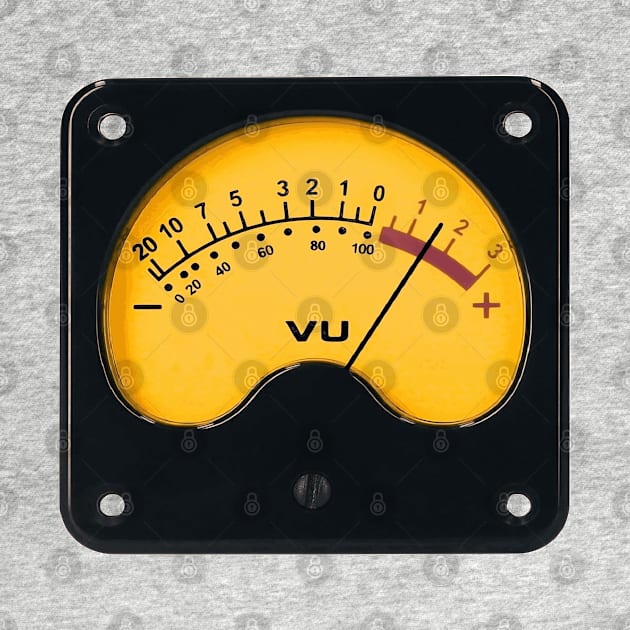 Volume VU Meter Retro Vintage Audio Amplifier by Vladimir Zevenckih